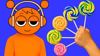 Learn Colors with Lollipops | Plays with Lollipops | Daddy Finger Nursery Rhyme | 동요와 아이 노래 | 어린이 교육