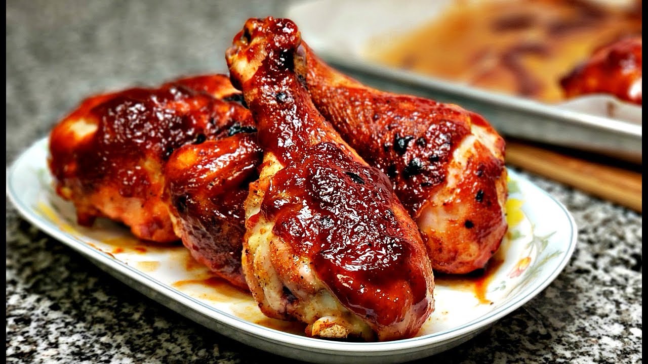 #1 Easy Oven Baked BBQ Chicken Barbecue Sauce Recipe