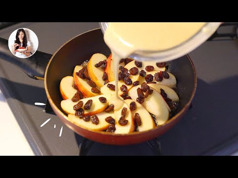 Con solo 1 Manzana y 1 sartén tendrás un postre increíble y saludable 🍎 | Auxy
