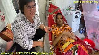 ĐẾN THĂM ANH HƯNG UNG THƯ GAN THẤY ANH MỆT HƠI NHIỀU VÀ MẤY ANH THAY PHIÊN CHĂM SÓC VÀ LÀM VƯỜN/GBMT