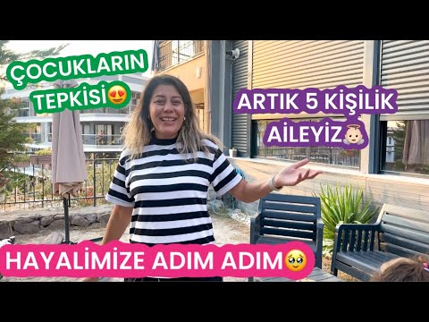 HAYALİMİZE ADIM ADIM🥹ARTIK 5 KİŞİLİK AİLEYİZ👼🏻ÇOCUKLARIN TEPKİSİ😍PAZARDA NELER YAŞADIK😱