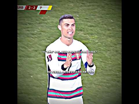 Cristiano Ronaldo: O 'não' gol que salvou uma vida. ❤️ #cr7 #cristianoronaldo #futebol #football