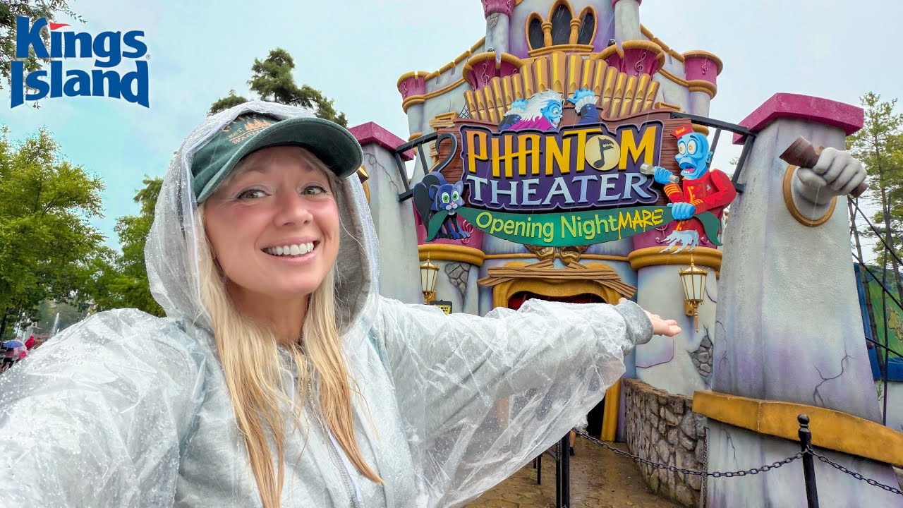 Parc d'attractions Kings Island 2026 ! NOUVELLE attraction Phantom Theater & fermeture SURPRISE à cause de l'orage !