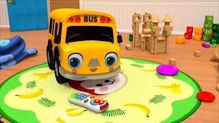 Wheels On The Bus Go To Town | Nursery Rhymes & Kids Songs