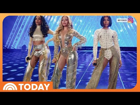 YouTube video thumbnail: Beyoncé Surprises Concertgoers With Destiny’s Child Reunion