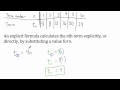 Explicit Formulas in Sequences