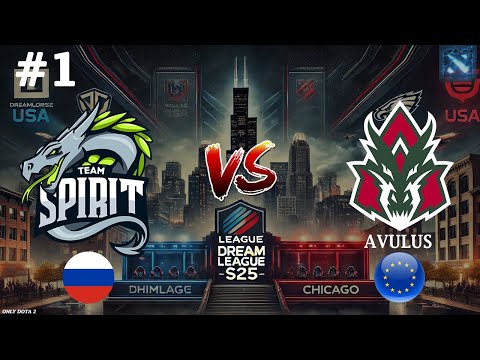 СОНЕЙКО ПРОТИВ СПИРИТ! | Spirit vs Avulus #1 (BO2) DreamLeague S25