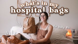 ✨ Minimal ✨ What's In My Hospital Bags for Baby #4 - Scheduled C-Section
