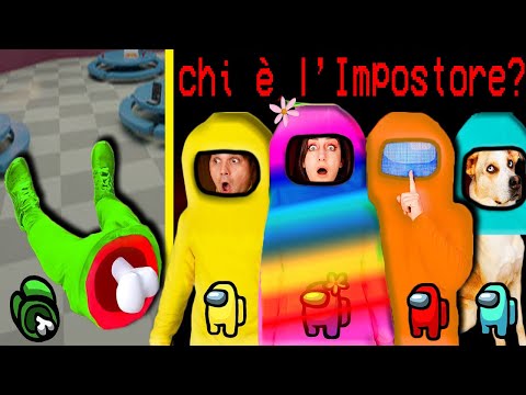 GIOCHIAMO AD AMONG US NELLA VITA REALE!!*ESTREMO* TUTTI GLI EPISODI! AMONG US IN REAL LIFE!!