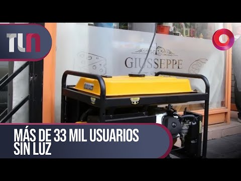 #TelenueveCentral | Más de 33 mil usuarios sin luz.