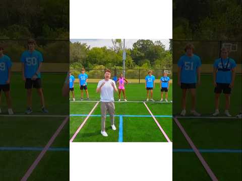 World's Fastest Girl Vs 100 Boys