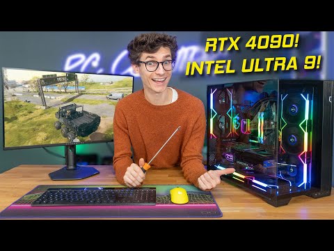 The MOST POWERFUL Gaming PC Build Ever?! 😲 Intel Core Ultra 9 285K, RTX 4090, Gameplay Benchmarks!