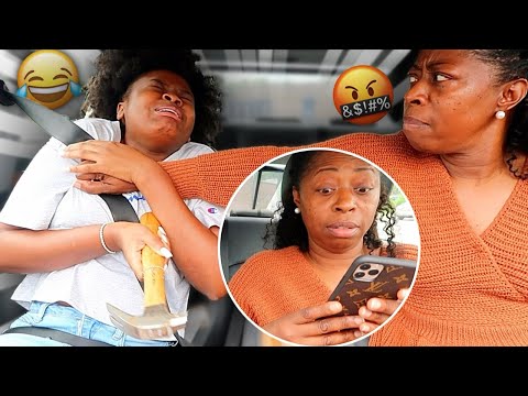 (DISRESPECTFUL) DESTROYING MY MOM'S IPHONE 8 (I GOT HER THE PRO MAX)