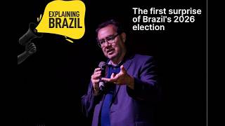 YouTube video thumbnail: The First Surprise of the Brazilian 2026 Election