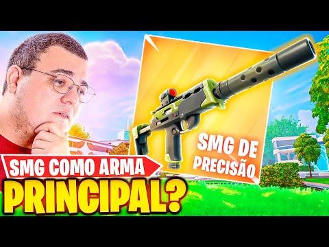 SMG com MIRA no lugar da AR? Funcionou na Nova Temporada! 🔥 FORNTITE