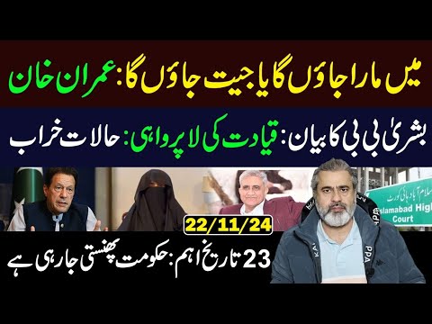 Imran Khan and Bushra Bibi Statement || 23 Date Important || Imran Riaz Khan VLOG