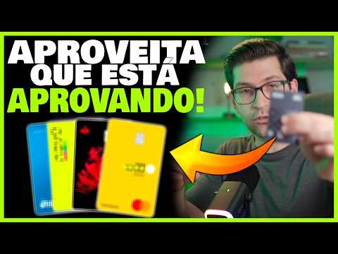 ✅ 4 Cartões Fáceis de APROVAR com Bons Limites para SCORE BAIXO 🚀