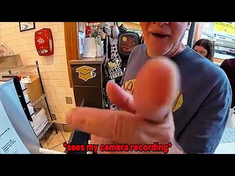 Old Man Tries to Fight Door Dasher at Chic Fil A