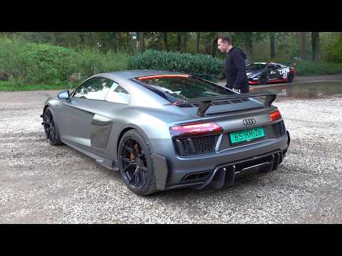 Vorsteiner Audi R8 V10 Plus with Quicksilver exhaust! Engine Start Up, Revs, Accelerations!