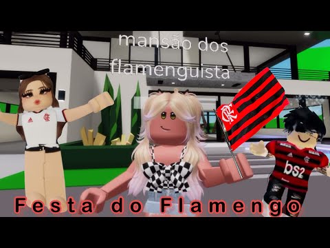 Festa do flamengo no roblox 🥳#brookhaven  #roblox #gaming #gameplay