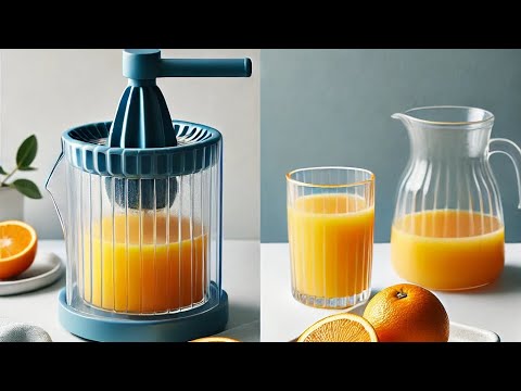 Freshly Squeezed Orange Juice 🍊✨ A Glass Full of Vitamin C! 🧡 #HealthyLiving #FreshJuice #viralvideo