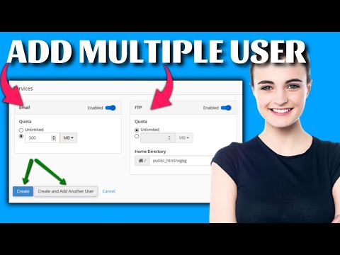 How to add Multiple user in cPanel | Cpanel User Manager