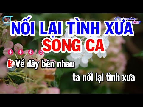 Karaoke Nối Lại Tình Xưa Song Ca ( Ebm ) Nhạc Sống Mới | Karaoke Đồng Sen