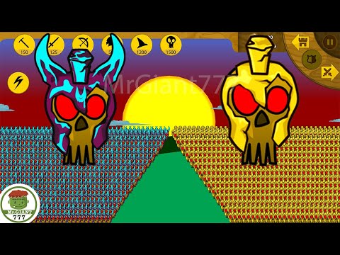 9999 GOLDEN ZOMBIE SHIELD VS ZOMBIE SHIELD VAMPIRE, FINAL BOSS | Stick War Legacy Mod | MrGiant777