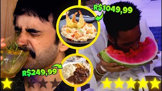 comendo em motel caro vs motel barato