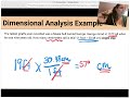 Conversions and Dimensional Analysis Mastery