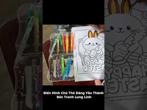 Biến Hình Chú Thỏ Đáng Yêu Thành Bức Tranh Lung Linh