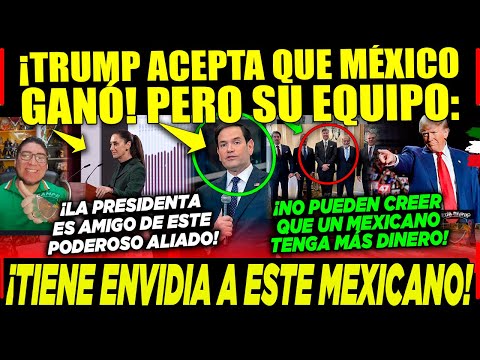 ACABA DE PASAR! TRUMP ACEPTA VICTORIA DE MÉXICO ¡PERO SU EQUIPO LE TIENE ENVIDIA A ESTE MEXICANO!