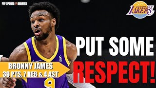 Bronny James EXPLODES for 39 PTS vs Santa Cruz!