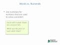 Assessment Targets and Concepts in Mathematics