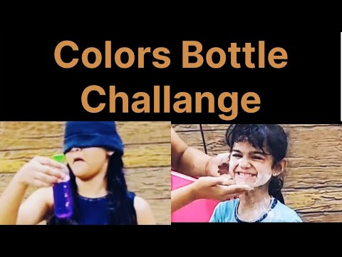 Lucky Unlucky Bottle Challenge| We Play With Color Bottle