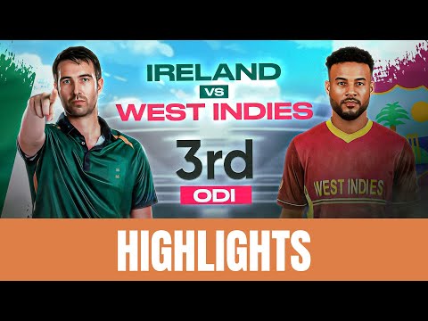 Ireland vs West Indies | 3rd ODI | Full Match Highlights | tapmad