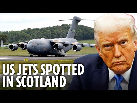 Huge US Military Jets Spotted in Scotland, The Clearest Sign Trump is Preparing Escalation With Iran
