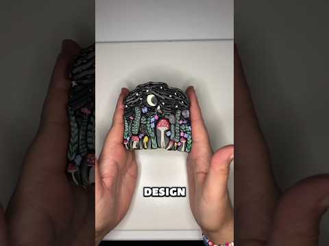 Jewelry from polymer clay #art #jewellery #shorts