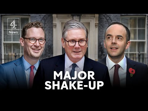 YouTube video thumbnail: Starmer Shakes up Downing Street Team With Mini-Reshuffle