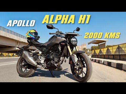 Apollo Alpha H1 Review After 2000 KMs | Honda CB 300R With Apollo Alpha H1