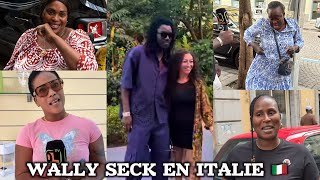 Wally seck en italie, les femmes de Napolie se mobilisent et créent une ambiance pour l’accueillir