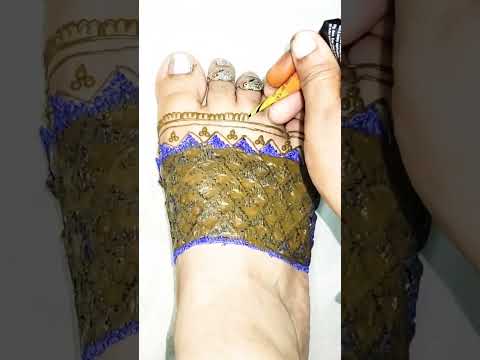 Easy Mehndi Application with Cello Tape