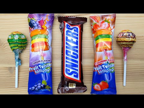 Satisfying Video l How To Cutting Rainbow Lollipop Candy ASMR