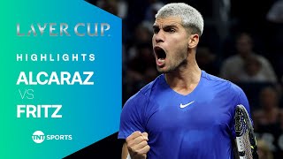 STUNNING DISPLAY! 😮‍💨 | Carlos Alcaraz vs Taylor Fritz | Laver Cup 2025 Extended Highlights