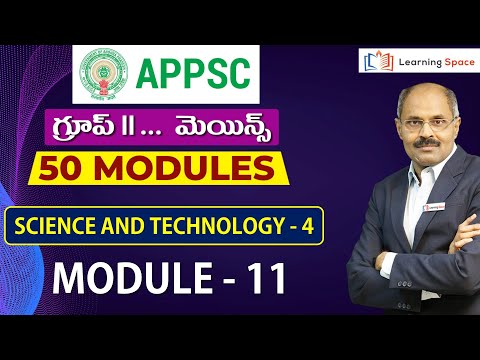 APPSC GROUP 2 MAINS BY GV RAO SIR || Science & Technology - Module 4