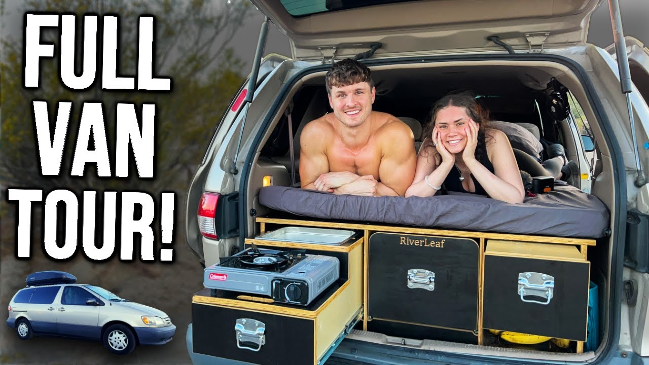 LIVING In A SIENNA FULL TOUR OF THE VAN!