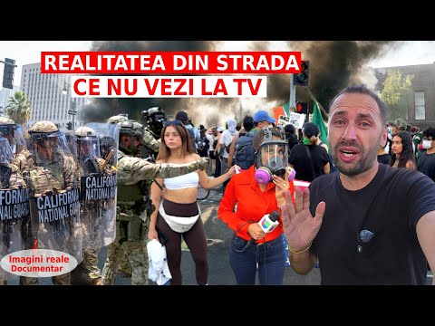 AMERICA REALĂ: Gloanțe, Gaze și Haos – SINGUR în mijlocul protestelor din Los Angeles