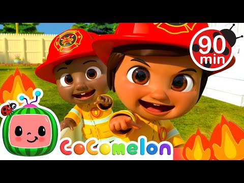 Nina's Rescue Team! 🚒 | CoComelon | Nursery Rhymes for Babies