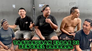 BANCAAN ELPAS KEMBALI KE BENGKEL BARBARA‼️ELPAS FULL SENYUM DAPET GIVE SINGAN DARI BOS KJ‼️