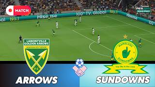 MAMELODI SUNDOWNS vs GOLDEN ARROWS | Premiership 2026 Simulation | eFootball PES 21 Gameplay